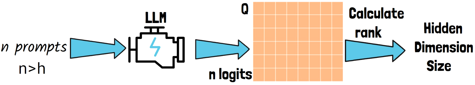 Extracting the hidden dimension size from a LLM