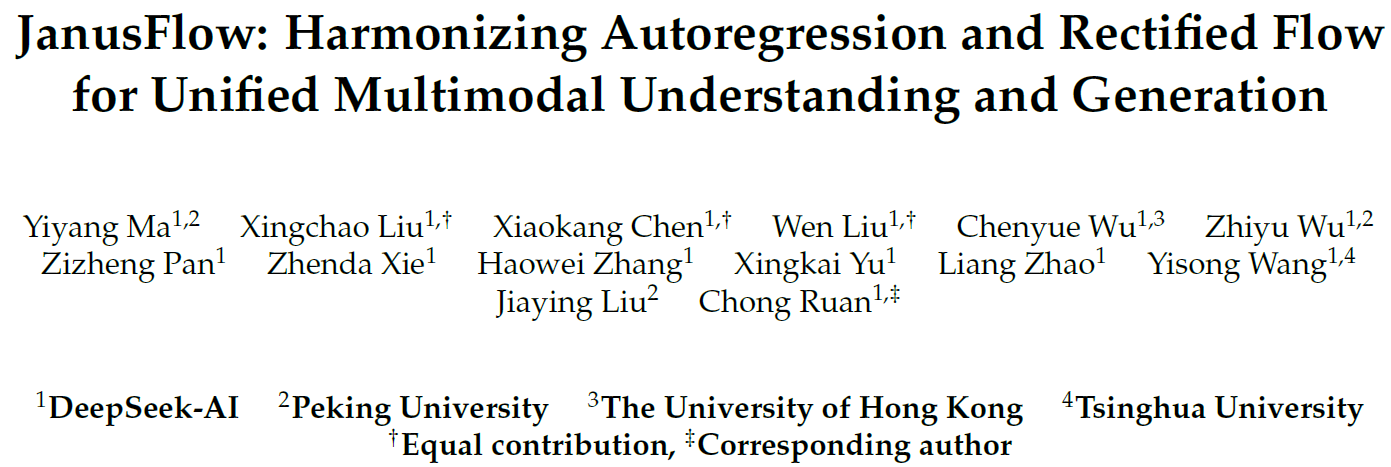 Paper title and authors of the paper preceding Janus-Pro