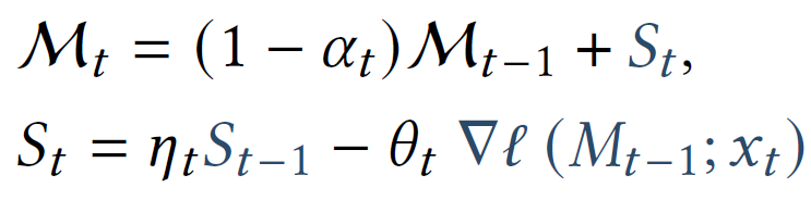 Allowing the model to forget past information