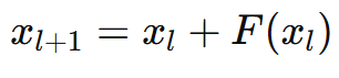 Residual Connection Formula